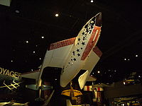 Normal configuration of SpaceShipOne replica